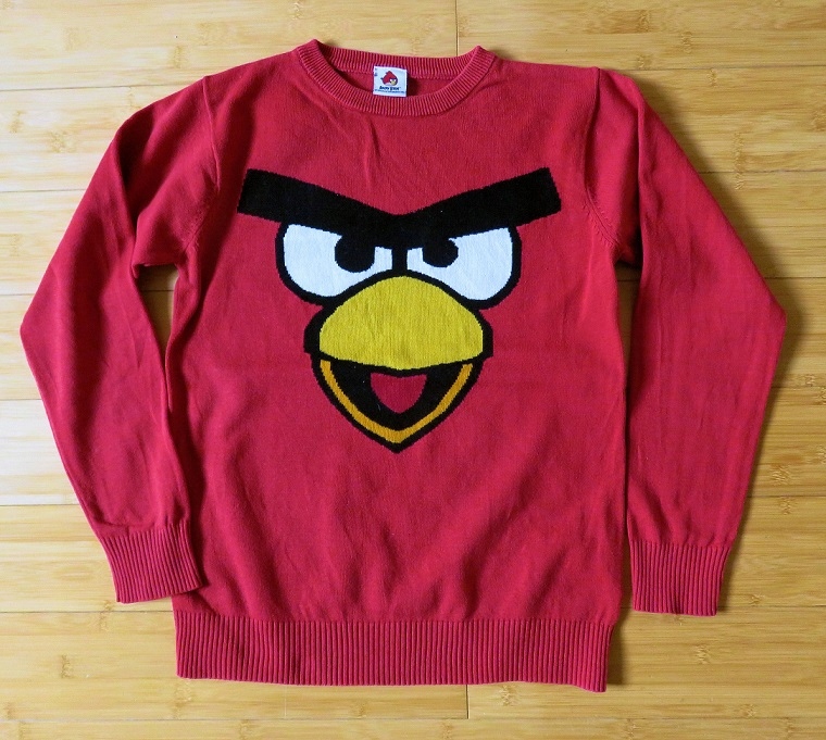 Angry Birds - czerwony sweterek 146/152