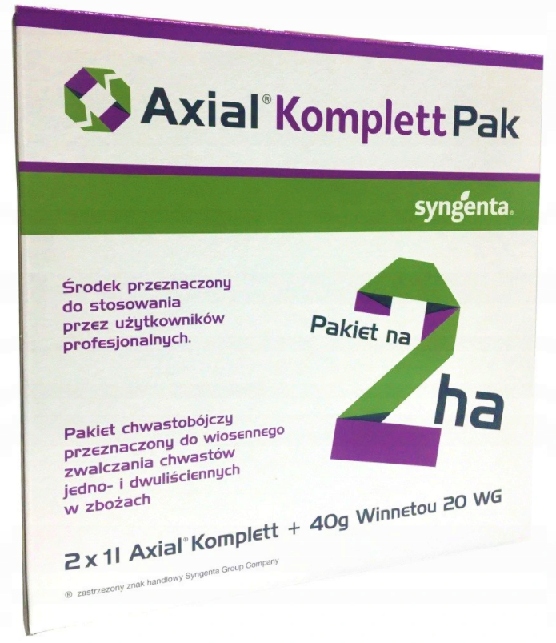 AXIAL KOMPLETT PAK na zboża chwasty miotłę 2ha