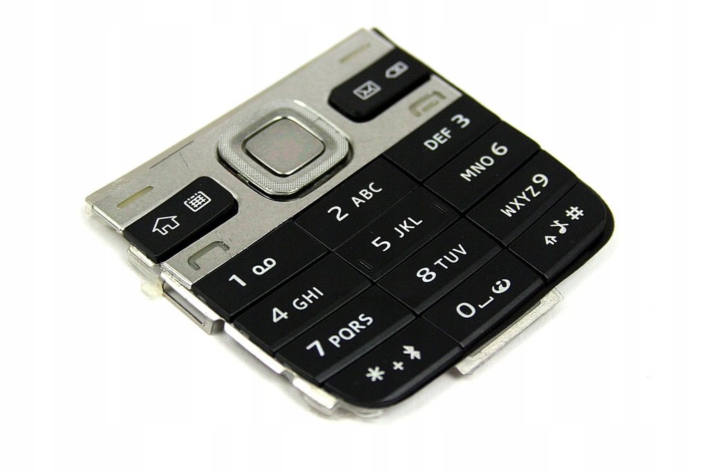 KLAWIATURA NOKIA E52 CZARNO-SREBRNA ORYGINALNA