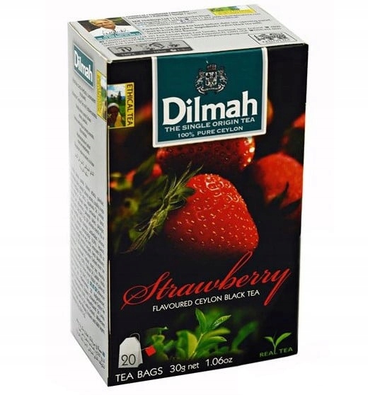 Herbata Dilmah Truskawka 20x1,5g Saszetki