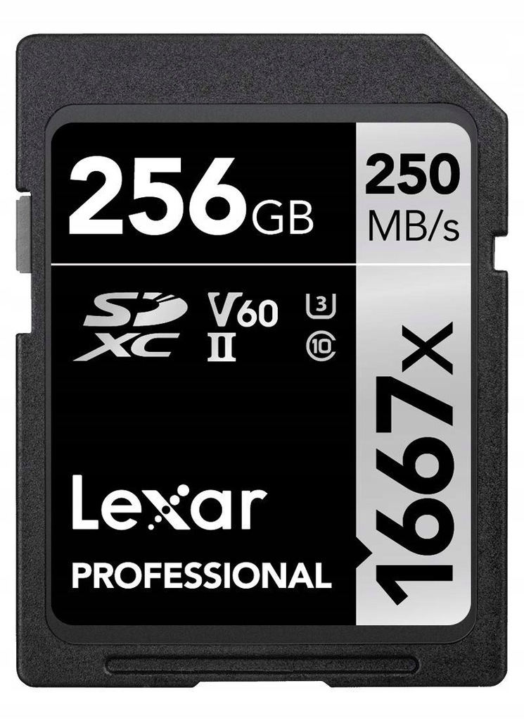 Lexar Co., Ltd Lexar Professional 1667x 256 Gb Sd