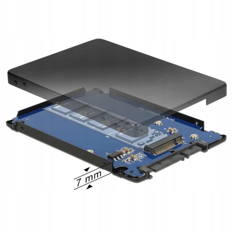 ADAPTER SATA 22 PIN(M)->M.2 KEY B 67 PIN W