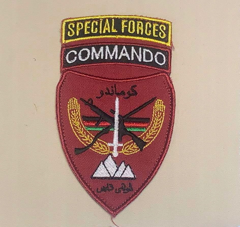 Naszywka COMMANDO Afganistan