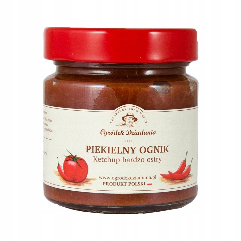 Ketchup Piekielny Ognik Ogródek Dziadunia 220 g