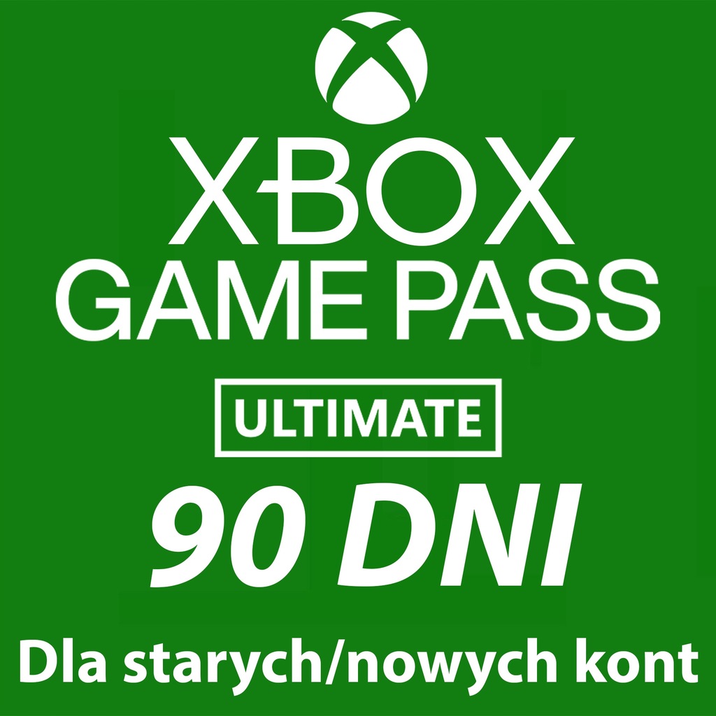 XBOX GAME PASS ULTIMATE 90 Dni Stare i nowe konto