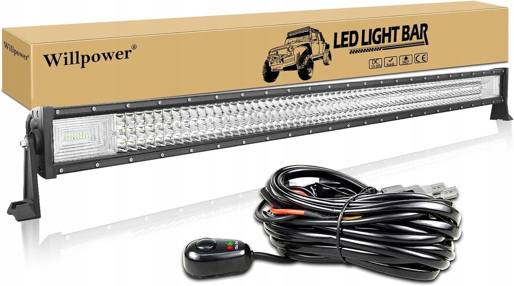 Willpower Reflektor roboczy LED Bar 132 cm 675 W LED reflektor 12 V 24 V