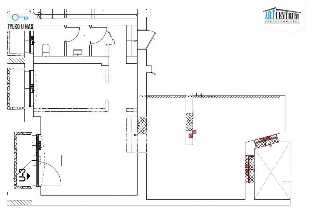 Komercyjne, Bydgoszcz, 88 m²