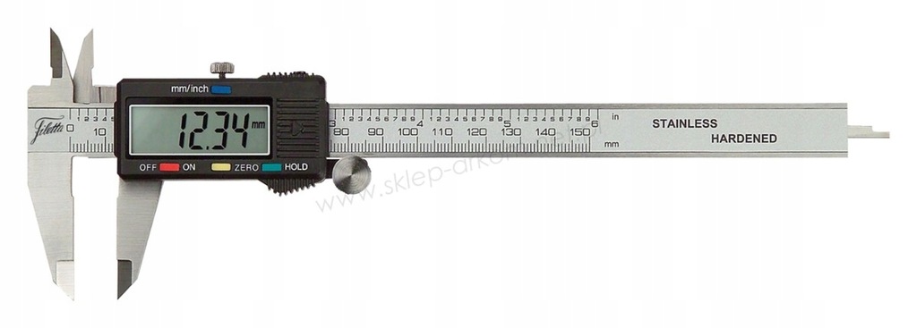 SCHUT suwmiarka elektroniczna 150/0,01 mm HOLD