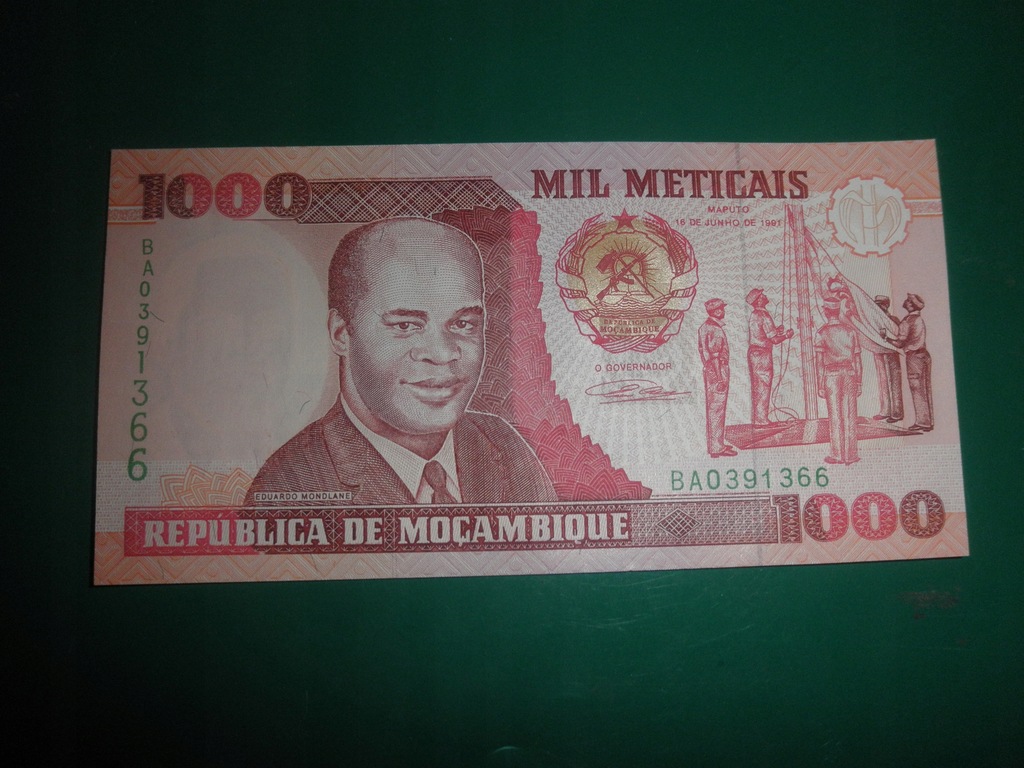 Mozambik - 1.000 Meticais UNC
