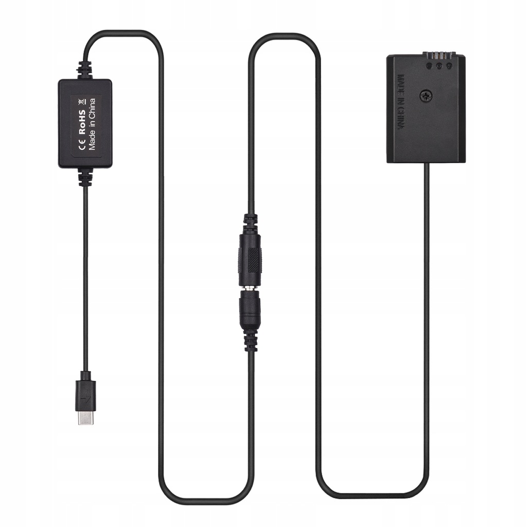 Kabel PD USB typu C do NP-FW50 atrapa baterii DC