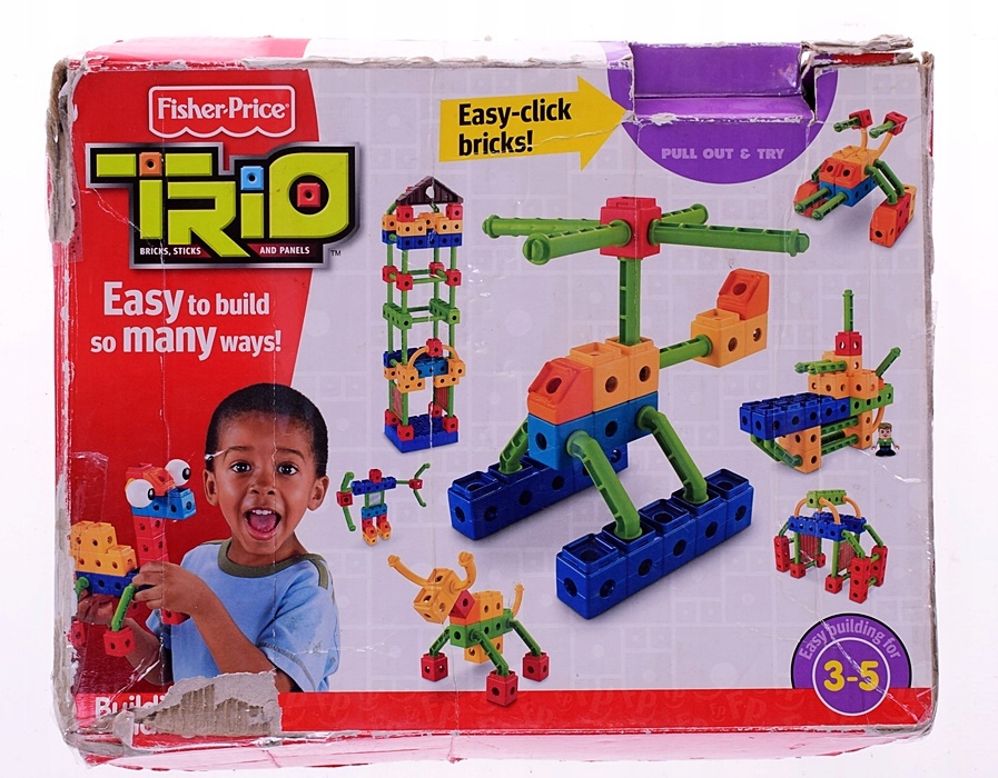 5243-4 FISHER PRICE TRIO n#s ZESTAW KONSTRUKCYJNY