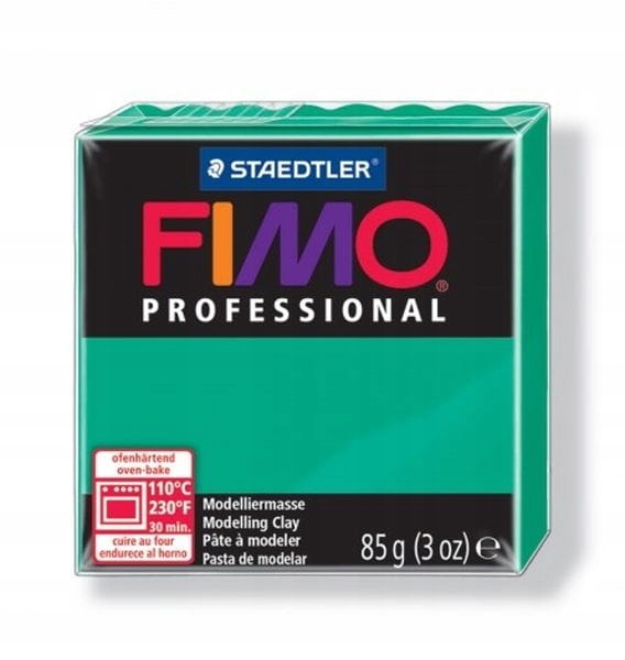 Kostka FIMO professional 85g zieleń morska masa te
