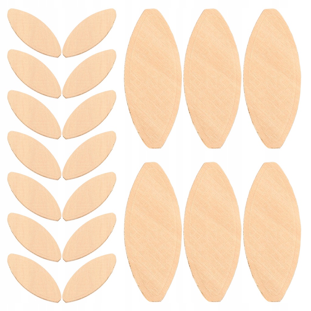 100PCS JOINER BISCUITS FOR WOODWORKING PROJECTS AND FURNITURE ASSEMBLY WOOD