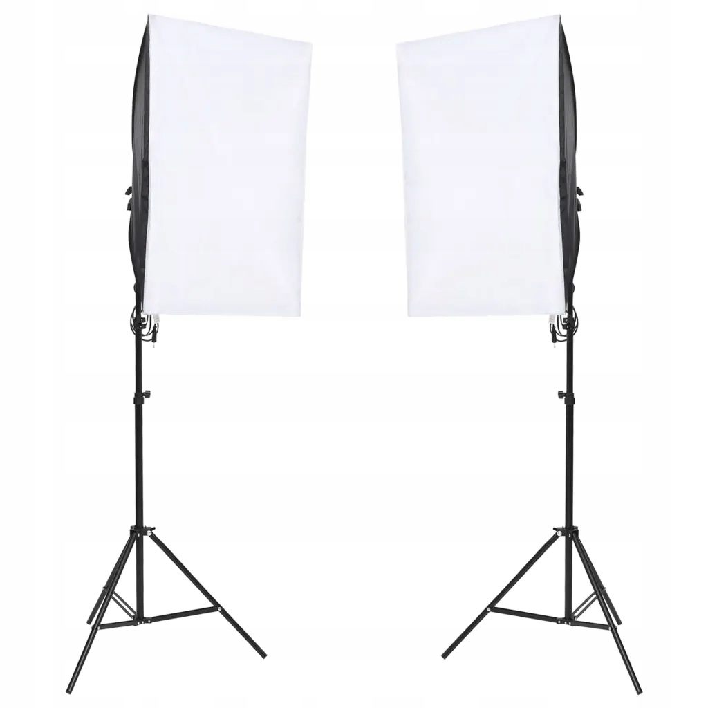 vidaXL Fotograficzny zestaw studyjny z oświetleniem, tłami i blendami