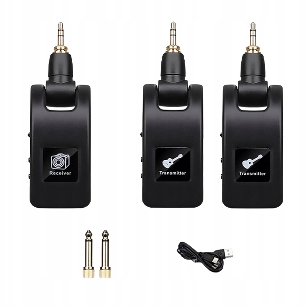 Audio Transmitter and Receiver,Music Equipment,Portable Guitar 3 pieces