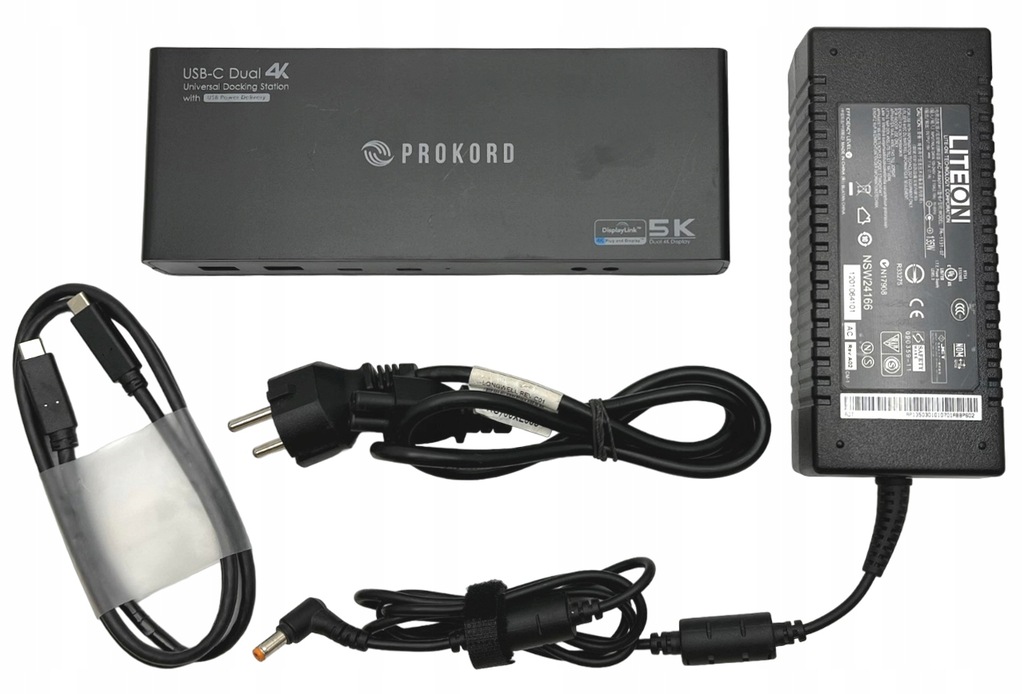 UNIWERSALNA STACJA DOKUJĄCA PROKORD USB-C DUAL 4K MacBook macOS