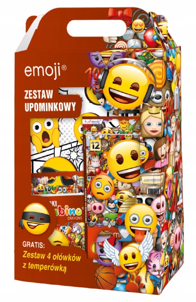 ZESTAW SZKOLNY UPOMINKOWY emoji