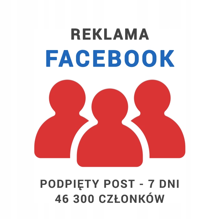 Reklama Facebook - Podpięty post - 7 dni