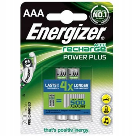 Energizer AAA/HR03, 700 mAh, Rechargeable Accu Pow