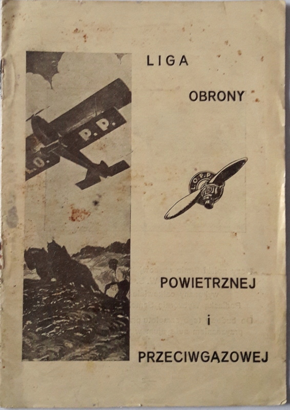 BROSZURA LIGA OBRONY POWIETRZNEJ I PRZECIWGAZOWEJ