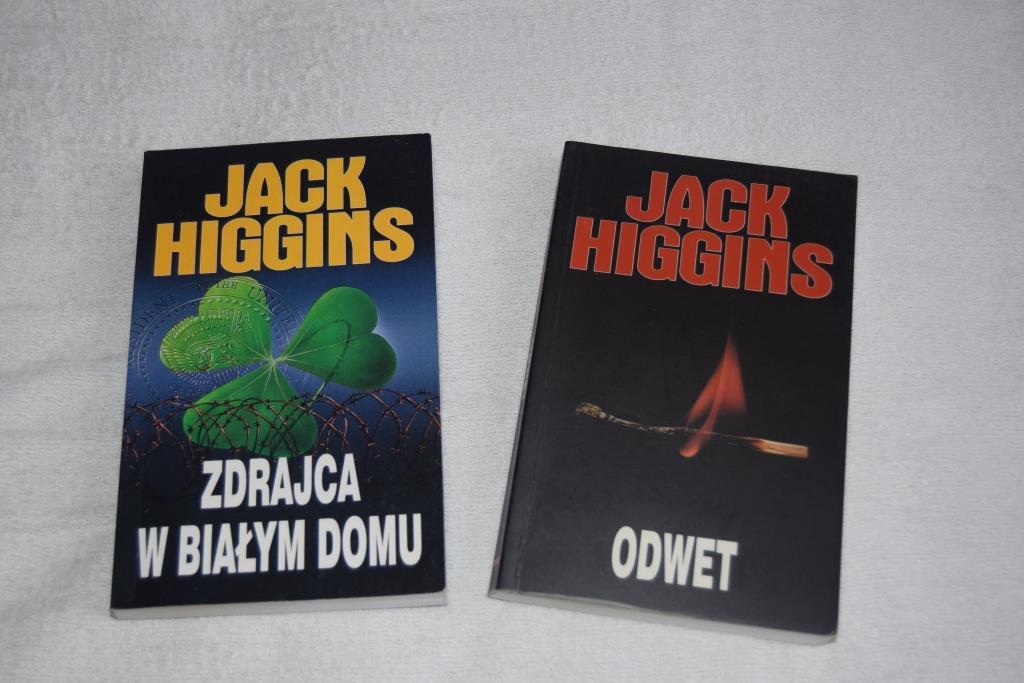 JACK HIGGINS   zestaw książek 2 sztuki TANIO