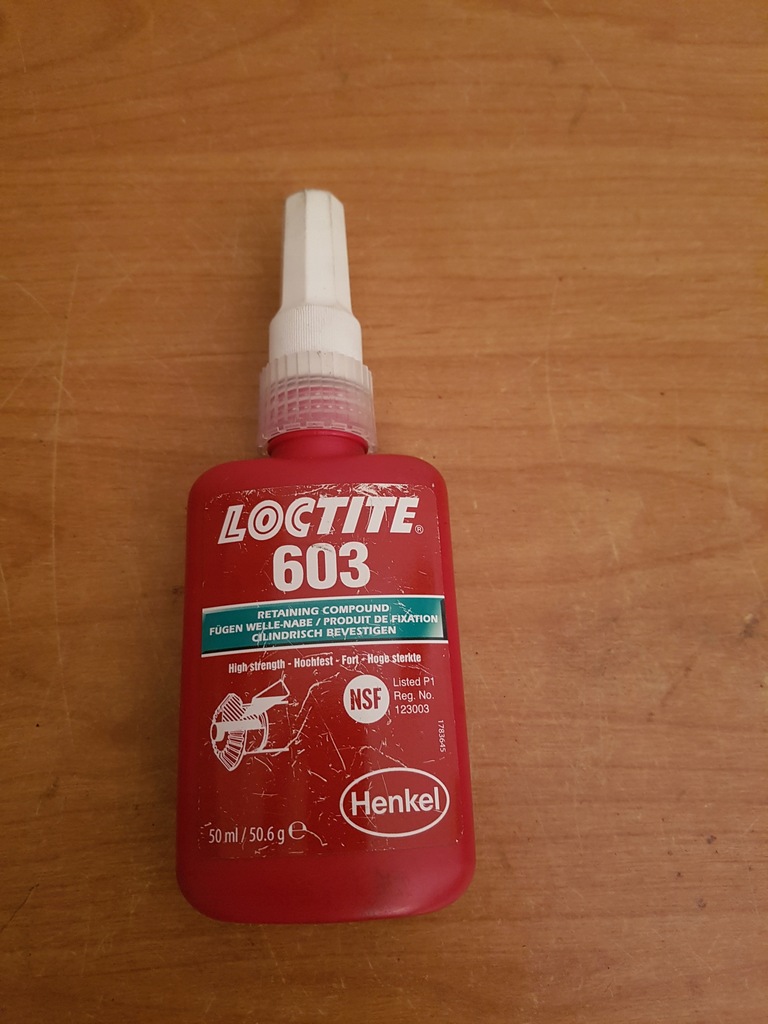 LOCTITE 603 50ml KLEJ DO ŁOŻYSK TULEI