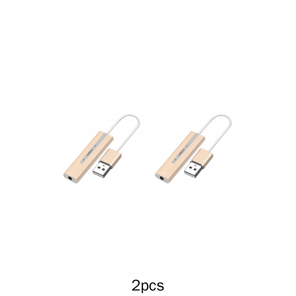 2x 1* karta dźwiękowa USB.