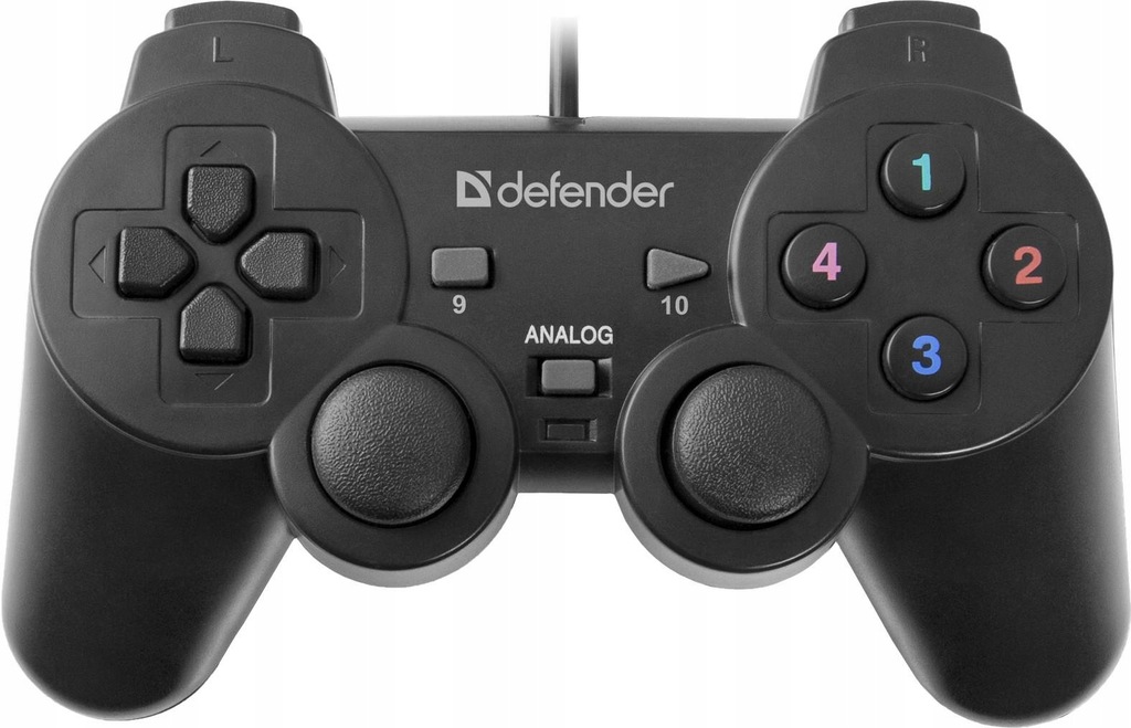 Gamepad przewodowy Defender OMEGA, efekt wibracji,