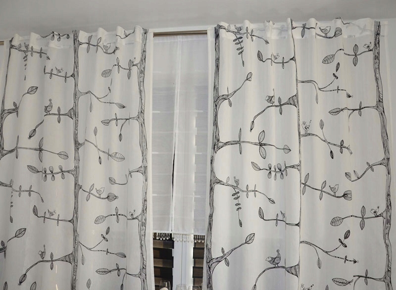 Ikea Eivor Biale Zaslony Drzewa Galazki 140 226 8020468803
