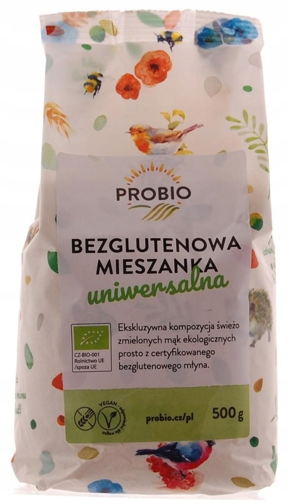 MIESZANKA DO WYPIEKU UNIWERSALNA BEZGLUTENOWA BIO