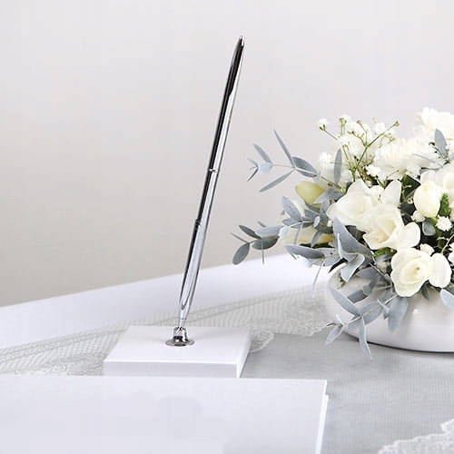 Stojaczek z długopisem 8x8x16,5 cm PartyDeco