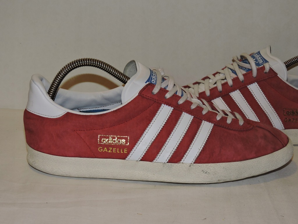 ADIDAS GAZELLE SKÓRA CZERWONE r.44i 2/3