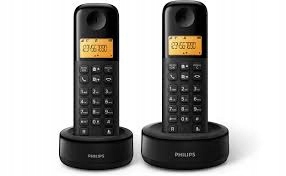 Philips Telefon Domowy D130 DUO 2x Słuchawka PL