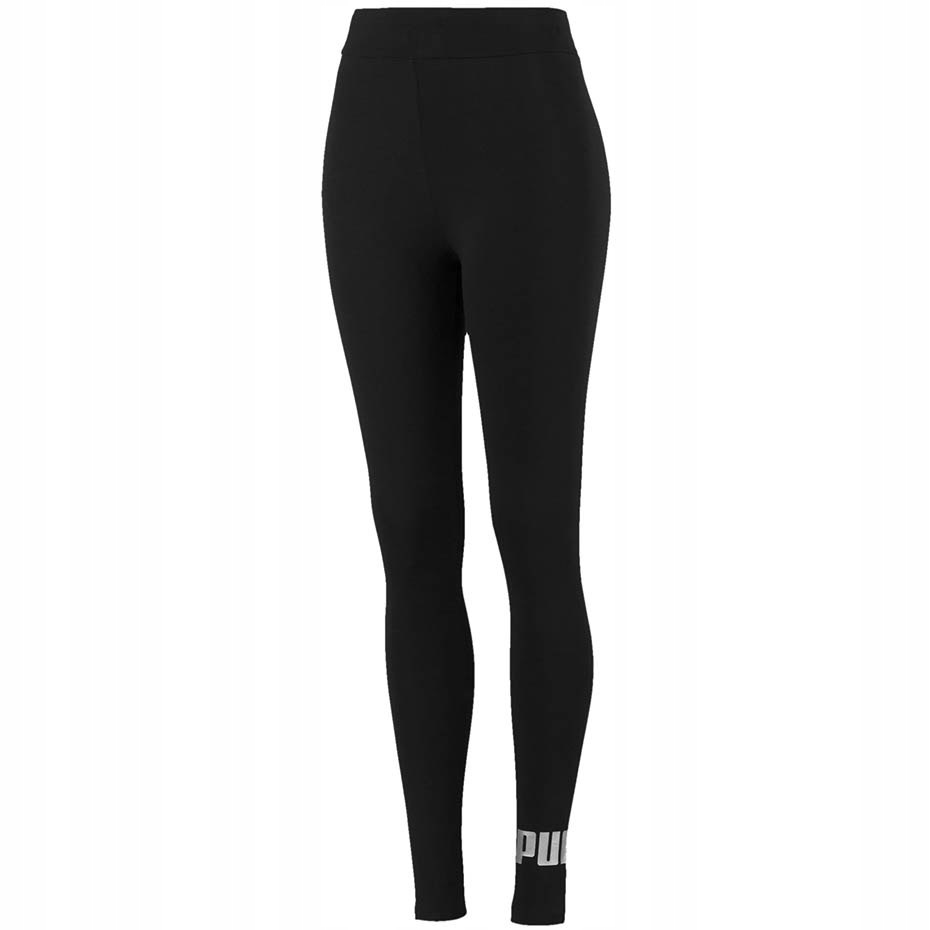 Legginsy damskie Puma ESS Logo czarno-srebrne 8534