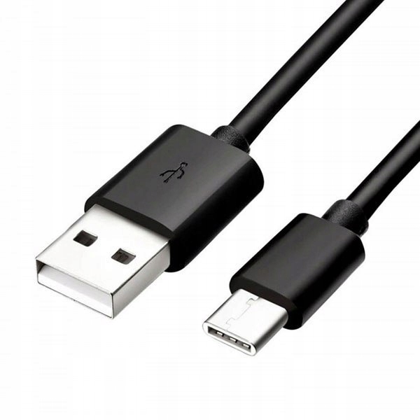 Logo USB kabel (2.0), USB A M - USB C (M), 1m, czarny, blistr