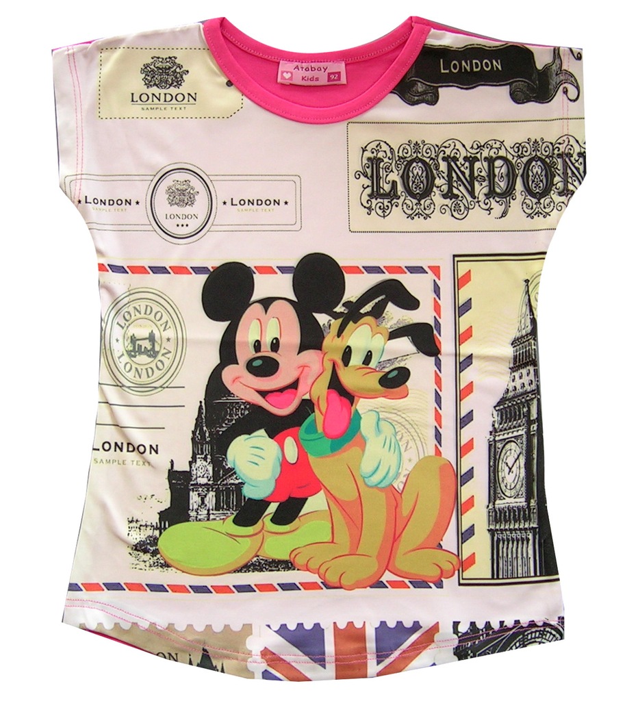 bluzka Disney MYSZKA MICKEY pluto T-SHIRT 104-110