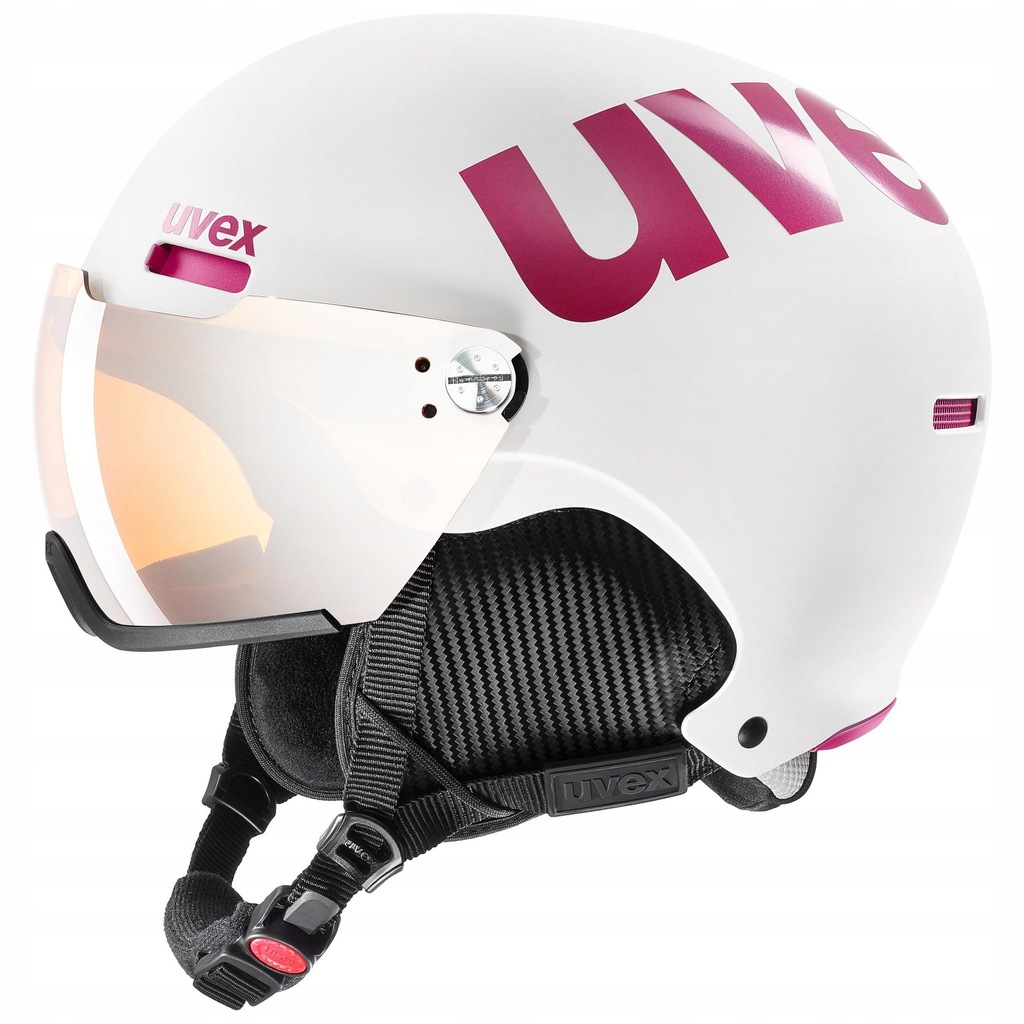 Kask z Szybą UVEX HLMT 500 Visor #Whit 55-59cm S2