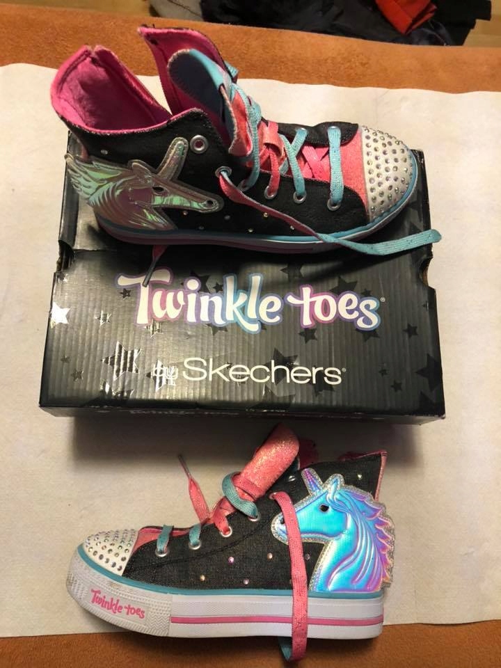 skechers twinkle TRAMPKI ŚWIECĄCE R.33,5