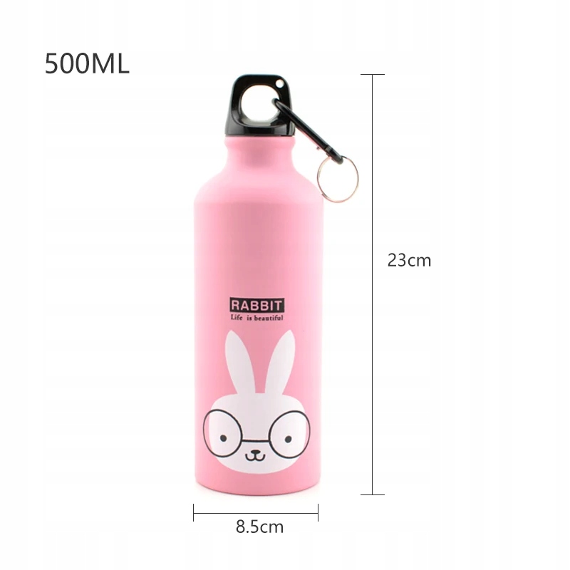 500ml Cartoon Animal butelka na wodę dla dzieci iz