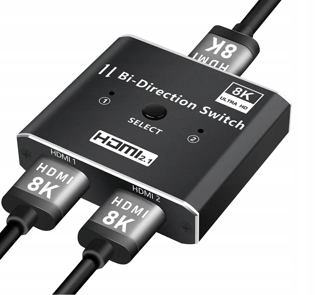 Przełącznik HDMI 2.1 8K dwukierunkowy OUTLET