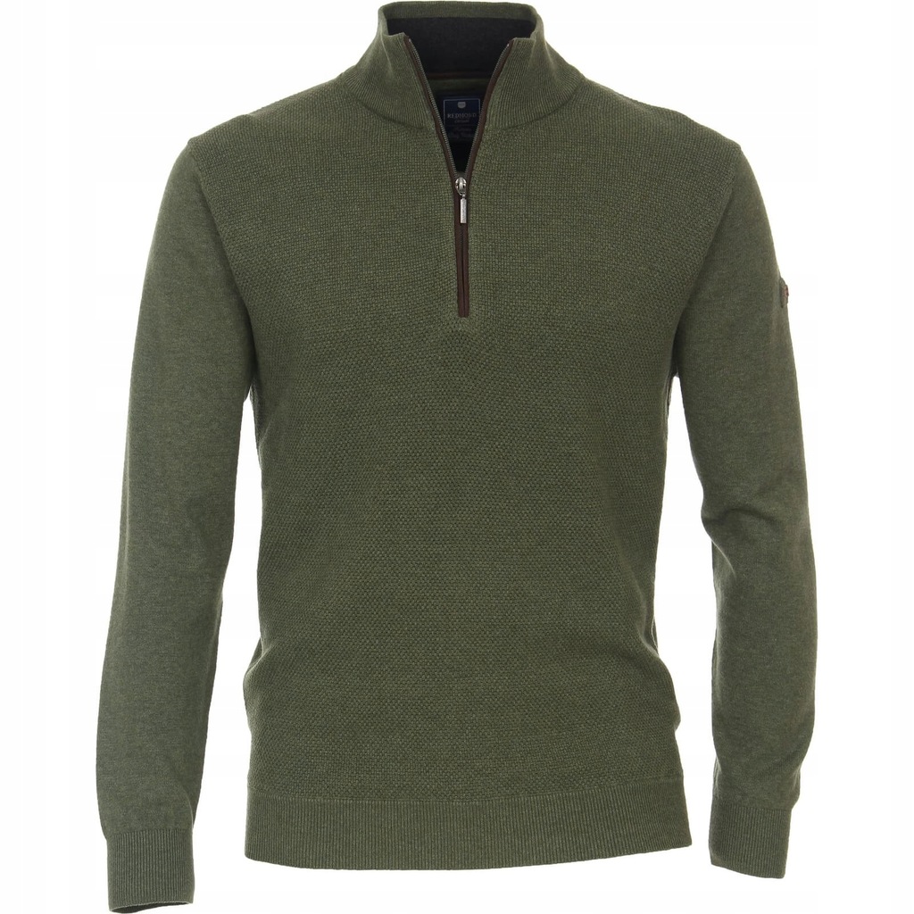 sweter męski rozpinany Redmond 623622 zielony 2XL