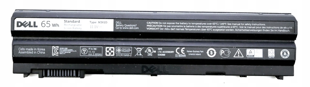 Bateria DELL N3X1D 5605mAh