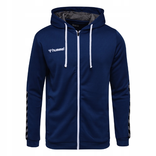 Bluza sportowa dziecięca Hummel Poly ZIP Hoodie rozmiar 140 k. Granatowy