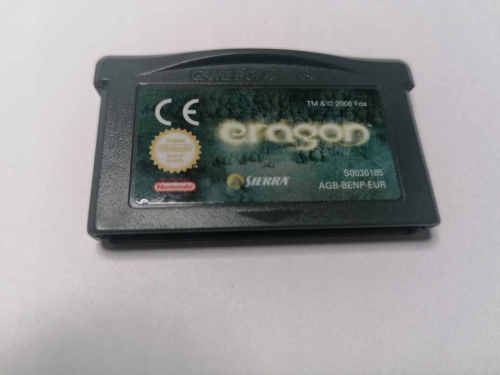 ERAGON GBA GAME BOY ADVANCE