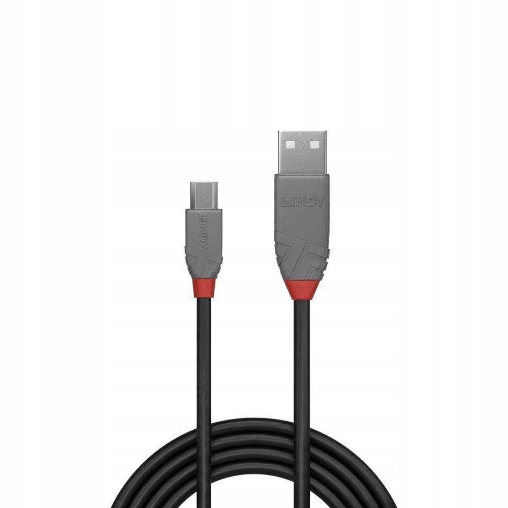 Lindy Anthra Line kabel 5m USB A Micro-USB Męska
