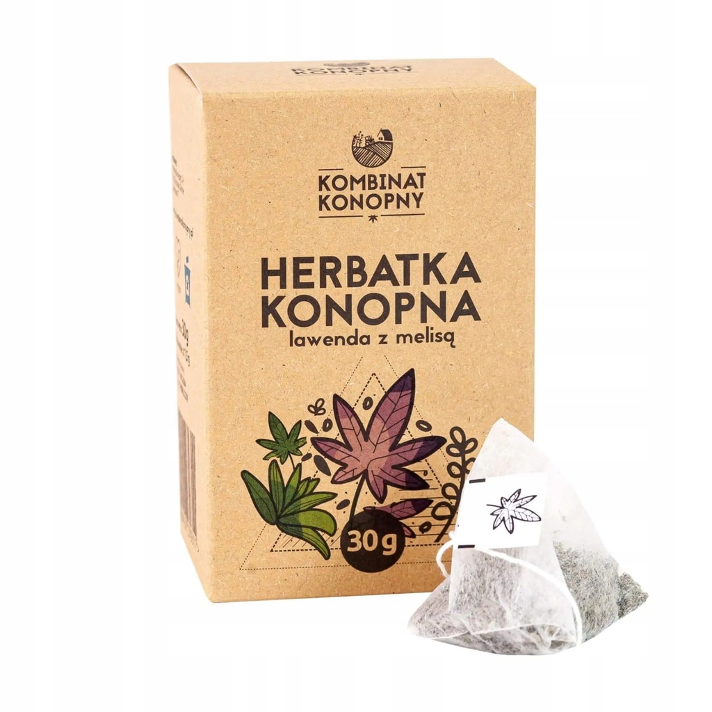 Herbatka konopna - Lawenda z melisą - Kombinat Konopny - 30 g