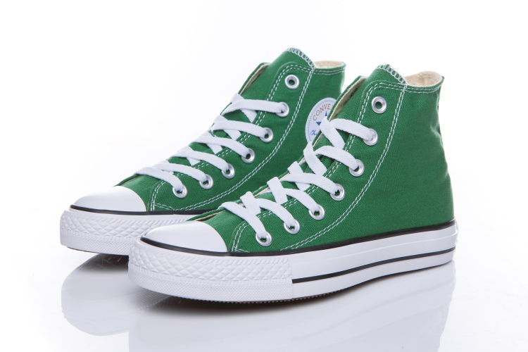 converse all star zielone