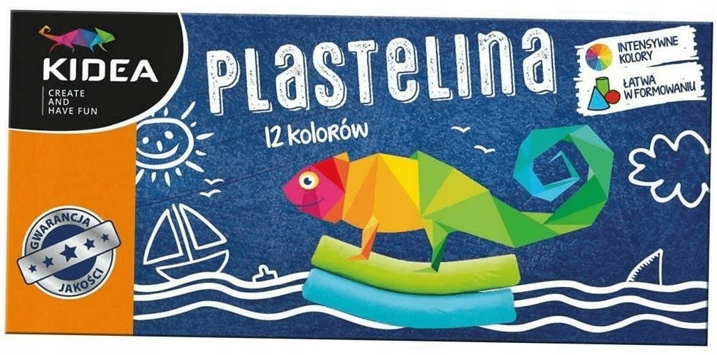 Plastelina 12 kolorów.