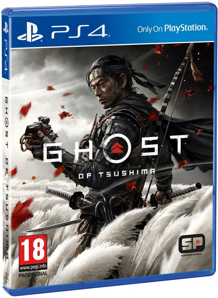 Gra PS4 Ghost of Tsushima + dwustronna okładka