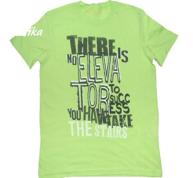 Beneton nowy T-shirt limonkowa zieleń 12l